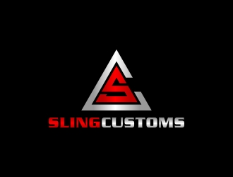 SLING CUSTOMS  logo design by CreativeKiller