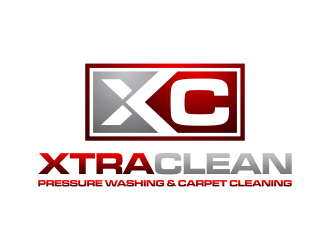 XtraClean Pressure Washing & Carpet Cleaning logo design by dewipadi