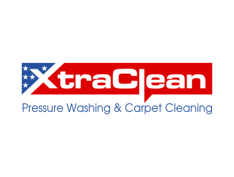 XtraClean Pressure Washing & Carpet Cleaning logo design by qqdesigns