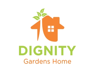 Dignity Gardens Home logo design by cikiyunn