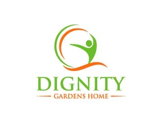 Dignity Gardens Home logo design by Creativeminds