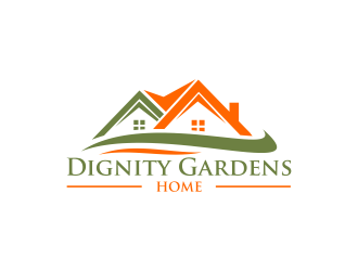 Dignity Gardens Home logo design by haidar