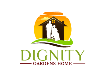 Dignity Gardens Home logo design by THOR_
