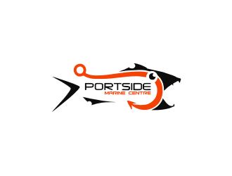 PORTSIDE Marine Centre logo design by Diancox