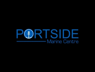 PORTSIDE Marine Centre logo design by DanizmaArt