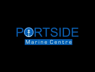 PORTSIDE Marine Centre logo design by DanizmaArt