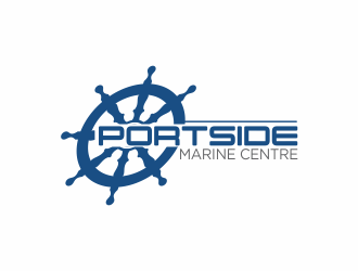 PORTSIDE Marine Centre logo design by huma