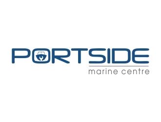 PORTSIDE Marine Centre logo design by ManishKoli