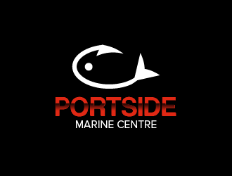 PORTSIDE Marine Centre logo design by czars
