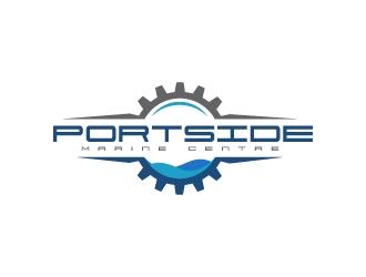 PORTSIDE Marine Centre logo design by Rock