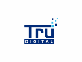TruDigital logo design by santrie