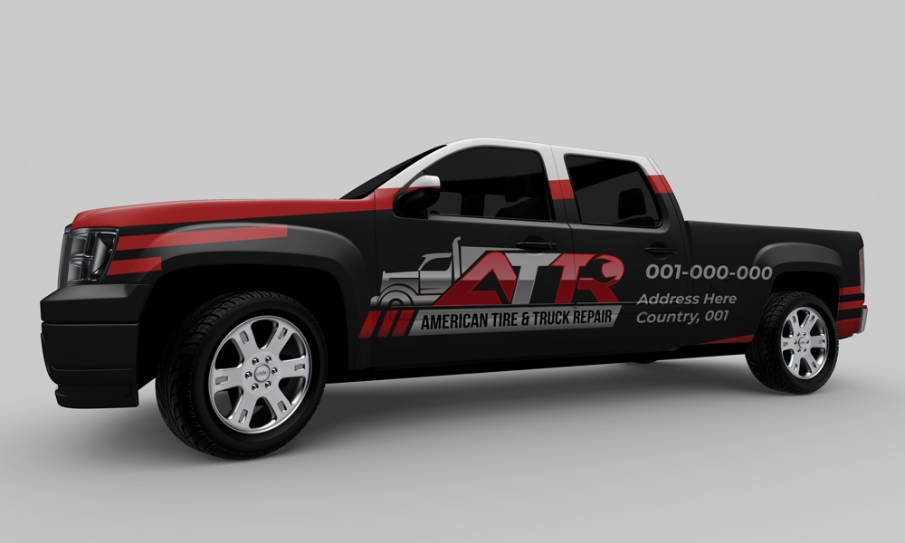 American Tire & Truck Repair Digital Design 48hourslogo
