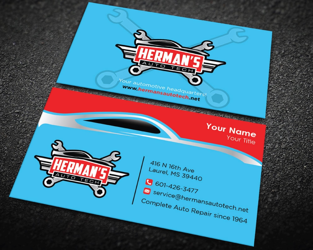 Herman’s Auto Tech  logo design by Boomstudioz