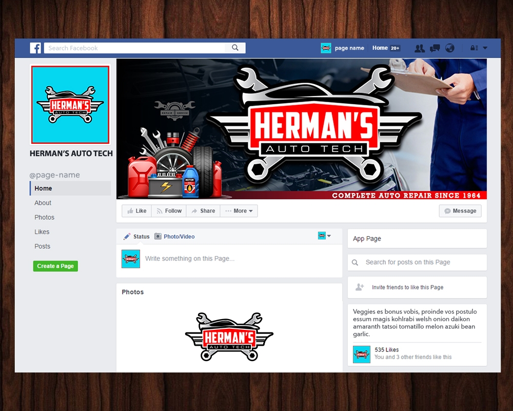 Herman’s Auto Tech  logo design by MastersDesigns