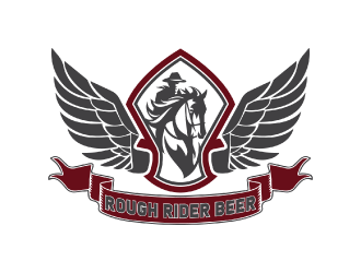 Rough Rider Lager or Rough Rider Beer logo design by nona