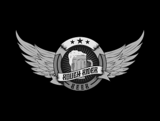 Rough Rider Lager or Rough Rider Beer logo design by fastsev