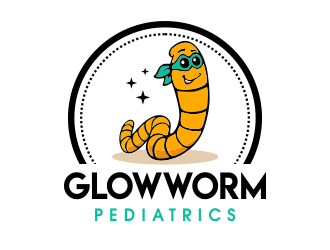 Glowworm Pediatrics logo design by JessicaLopes