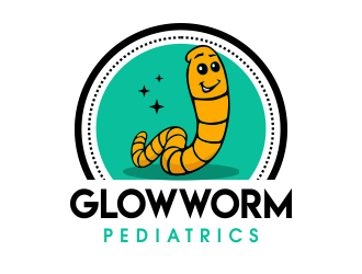 Glowworm Pediatrics logo design by JessicaLopes