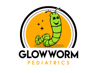Glowworm Pediatrics logo design by JessicaLopes