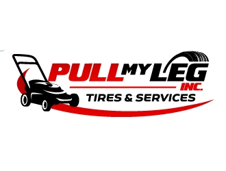 Pull My Leg, Inc. Tires & Services logo design by jaize
