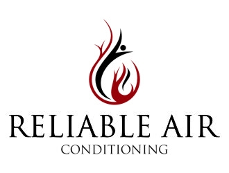 Reliable Air Conditioning logo design by jetzu