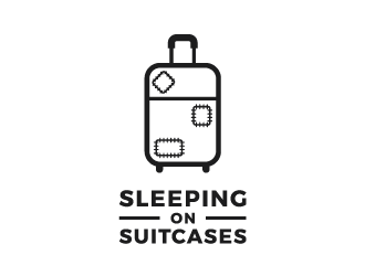Sleeping On Suitcases logo design by HoliHop