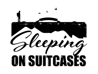 Sleeping On Suitcases logo design by vinve