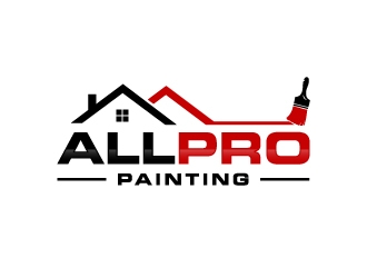 All Pro Painting logo design by labo