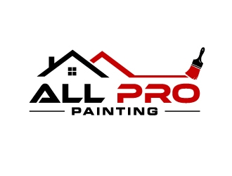 All Pro Painting logo design by labo