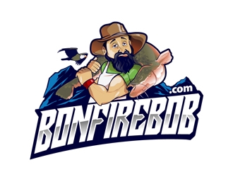 Bonfire Bob logo design by DreamLogoDesign