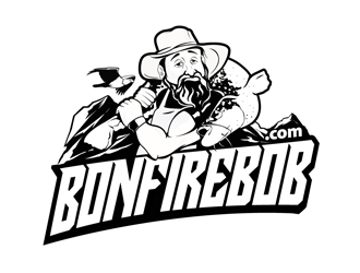 Bonfire Bob logo design by DreamLogoDesign
