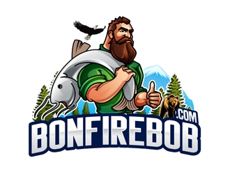 Bonfire Bob logo design by DreamLogoDesign