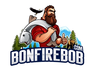 Bonfire Bob logo design by DreamLogoDesign