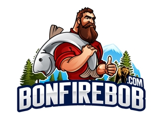 Bonfire Bob logo design by DreamLogoDesign