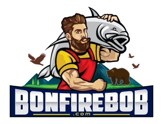 Bonfire Bob logo design by Suvendu