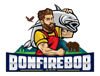 Bonfire Bob logo design by Suvendu