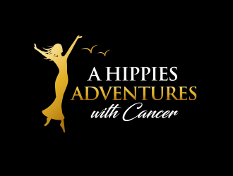 A Hippies Adventures with Cancer logo design by BeDesign
