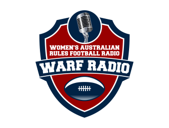 Womens Australian Rules Football Radio (WARF Radio) logo design by Kruger