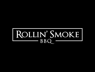 Rollin’ Smoke BBQ logo design by akhi
