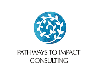 Pathways To Impact Consulting logo design by logolady