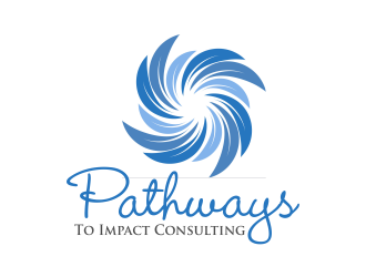 Pathways To Impact Consulting logo design by ROSHTEIN