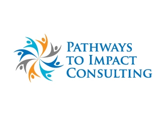 Pathways To Impact Consulting logo design by Marianne