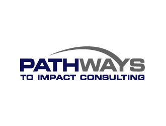 Pathways To Impact Consulting logo design by bluespix