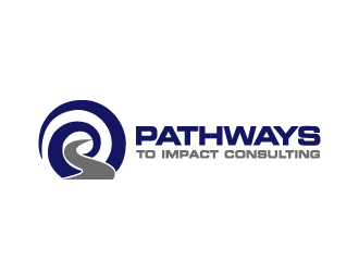 Pathways To Impact Consulting logo design by bluespix
