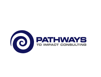 Pathways To Impact Consulting logo design by bluespix