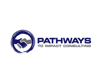 Pathways To Impact Consulting logo design by bluespix
