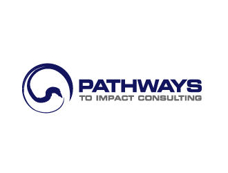 Pathways To Impact Consulting logo design by bluespix