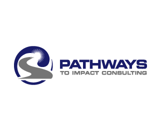 Pathways To Impact Consulting logo design by bluespix
