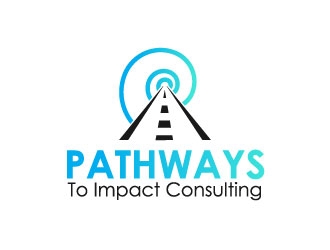 Pathways To Impact Consulting logo design by Gaze