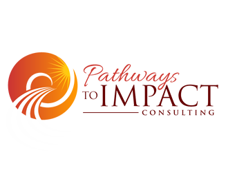 Pathways To Impact Consulting logo design by Coolwanz